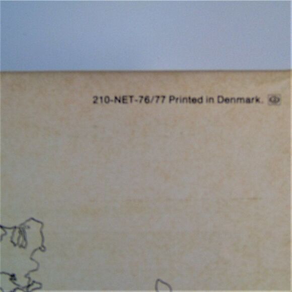 Denmark Tourist Map Vintage 1977 Central Jutland Denmark Land Of Welcoming Heart - Picture 4 of 8